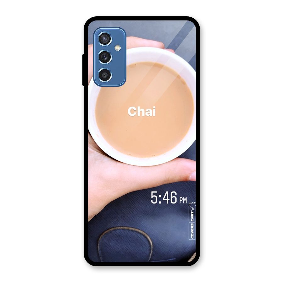 Evening Tea Glass Back Case for Galaxy M52 5G