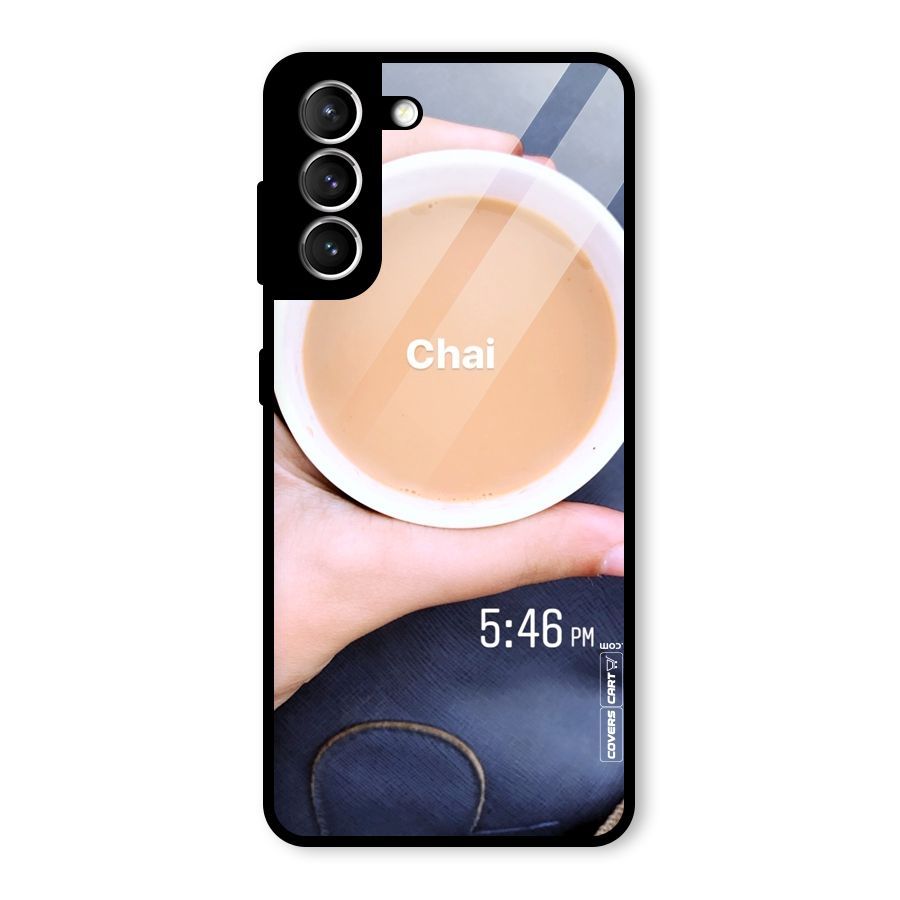 Evening Tea Glass Back Case for Galaxy S21 5G