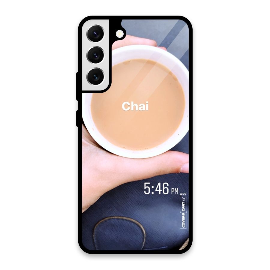 Evening Tea Glass Back Case for Galaxy S22 Plus 5G