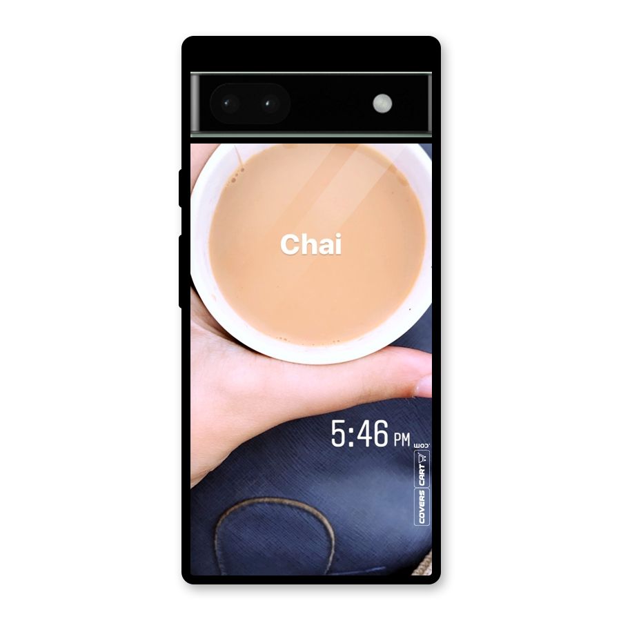 Evening Tea Glass Back Case for Google Pixel 6a