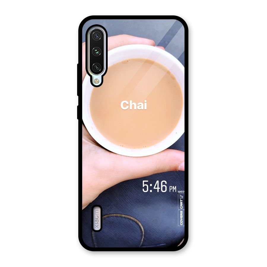 Evening Tea Glass Back Case for Mi A3