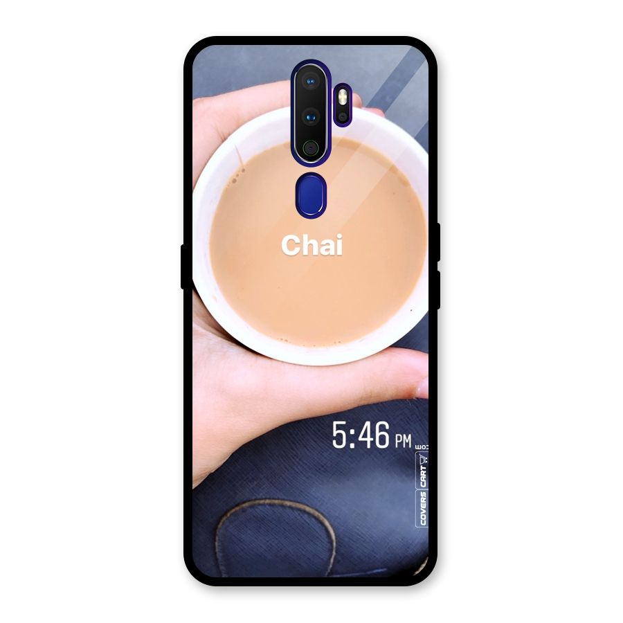 Evening Tea Glass Back Case for Oppo A9 (2020)