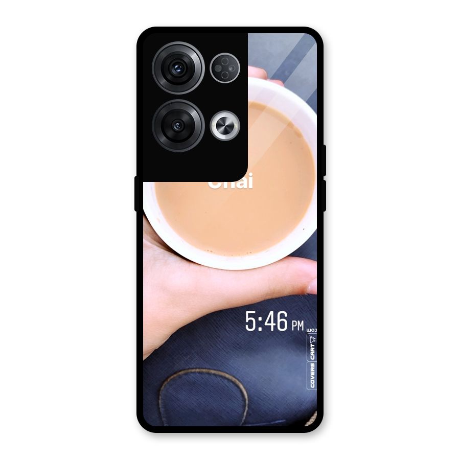 Evening Tea Glass Back Case for Oppo Reno8 Pro 5G