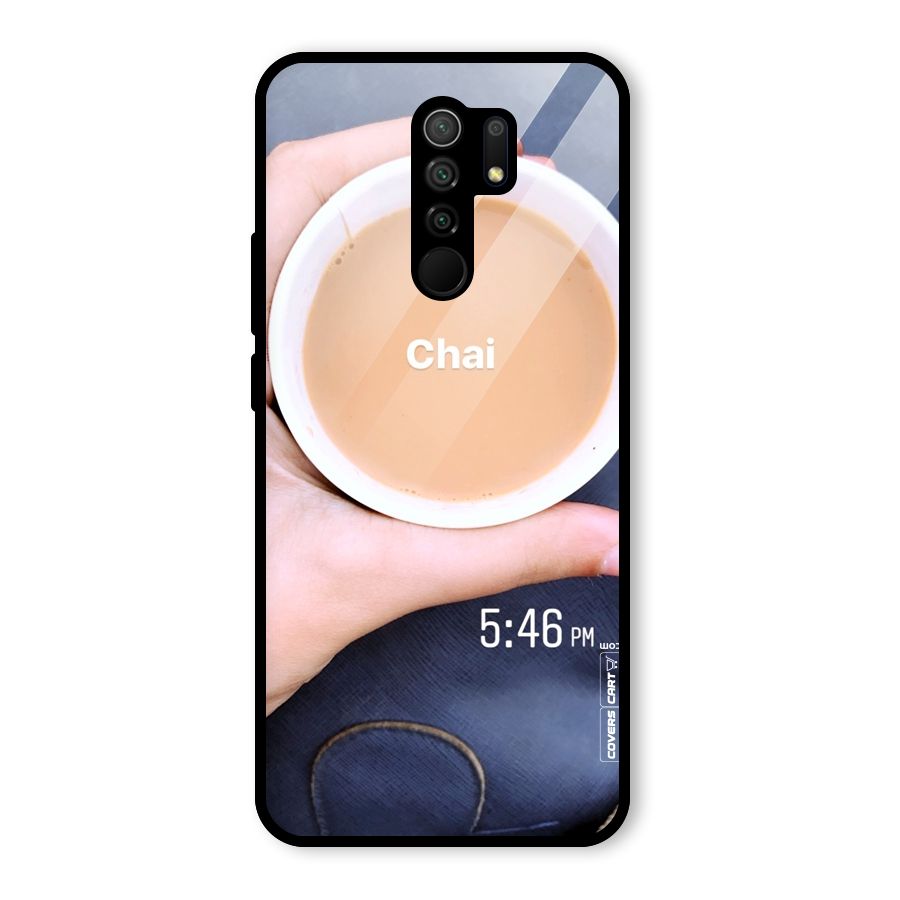 Evening Tea Glass Back Case for Poco M2