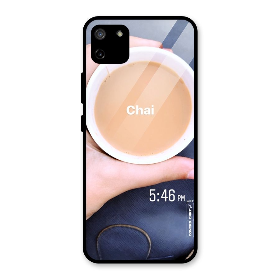 Evening Tea Glass Back Case for Realme C11