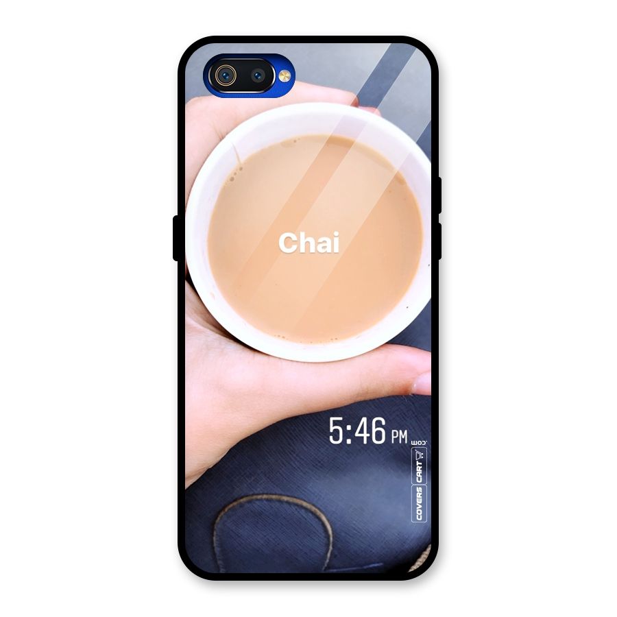 Evening Tea Glass Back Case for Realme C2