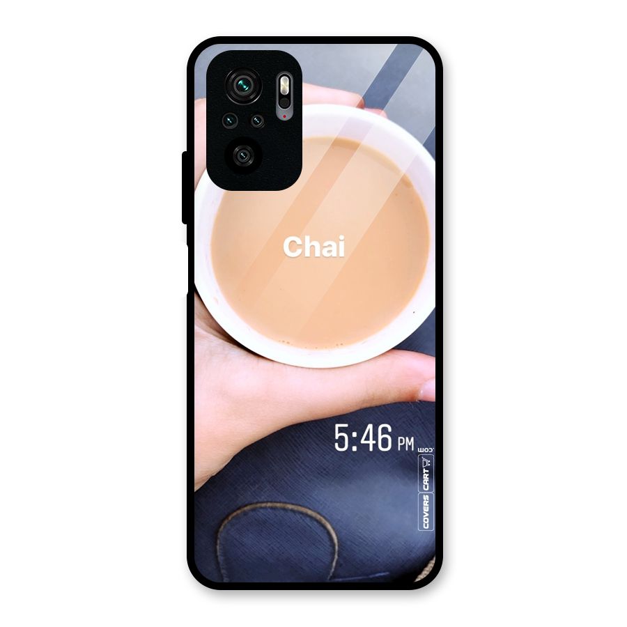 Evening Tea Glass Back Case for Redmi Note 10S