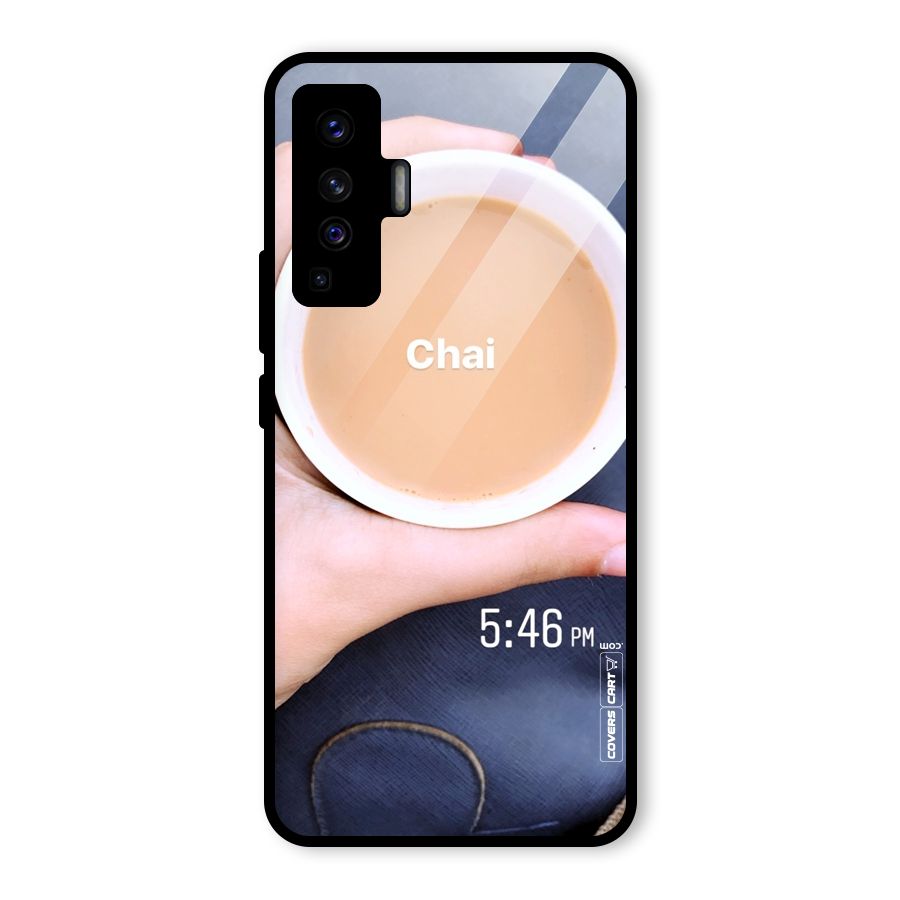 Evening Tea Glass Back Case for Vivo X50
