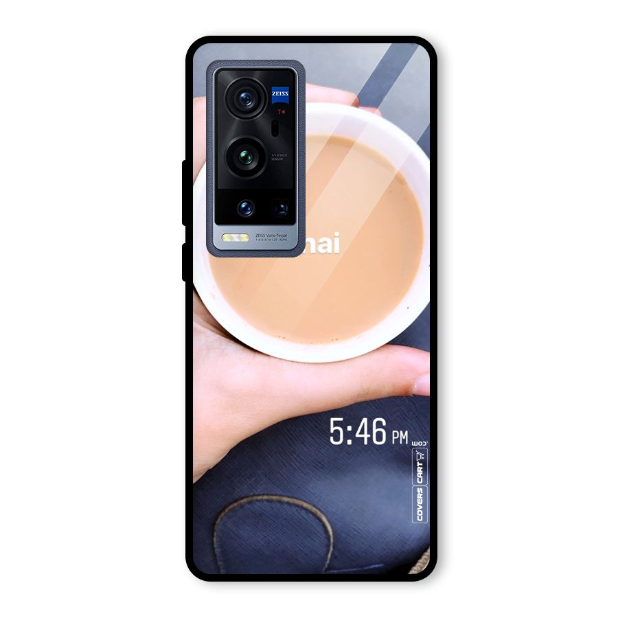 Evening Tea Glass Back Case for Vivo X60 Pro Plus
