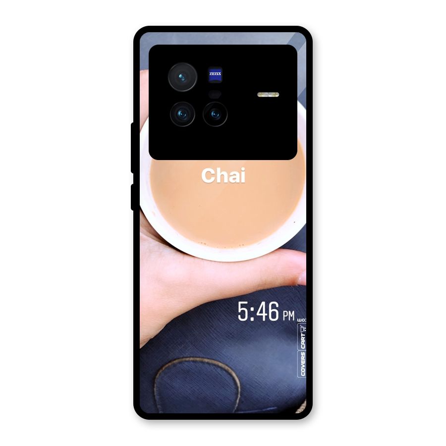 Evening Tea Glass Back Case for Vivo X80