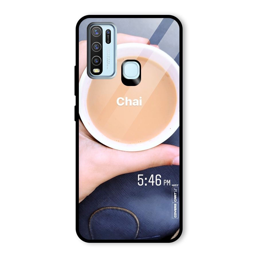 Evening Tea Glass Back Case for Vivo Y50