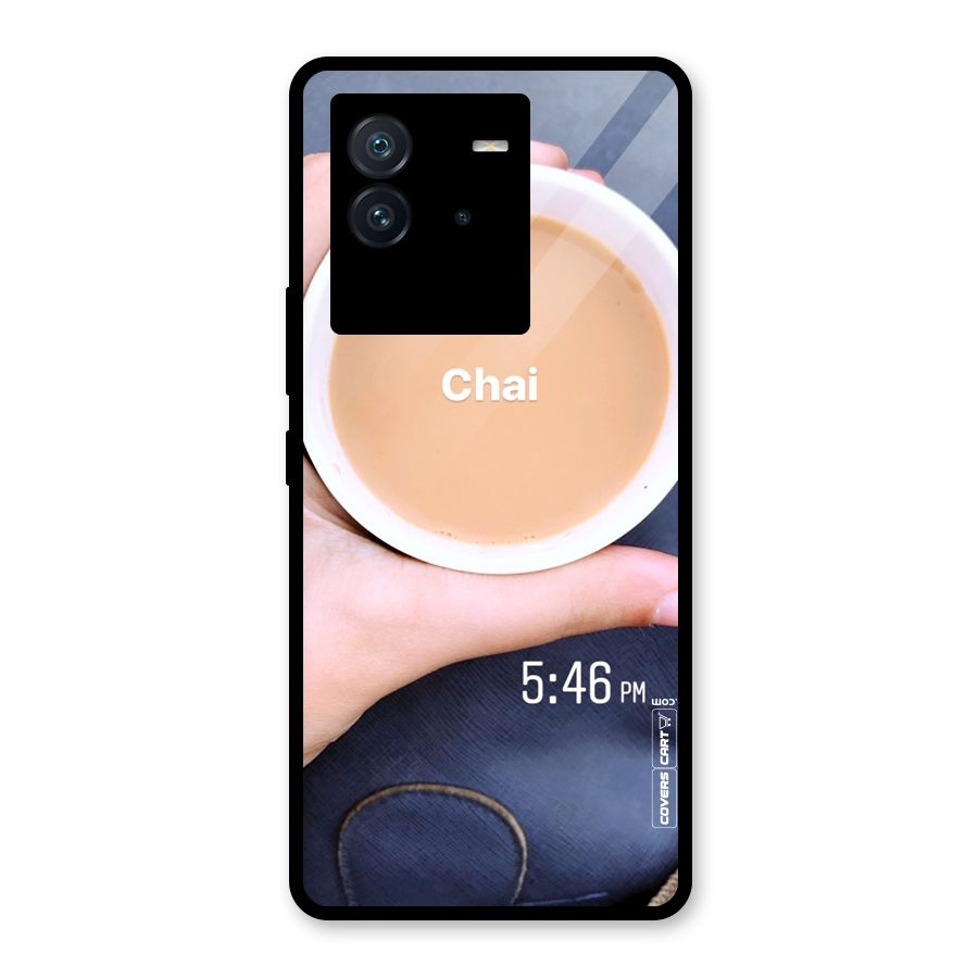 Evening Tea Glass Back Case for Vivo iQOO Neo 6 5G