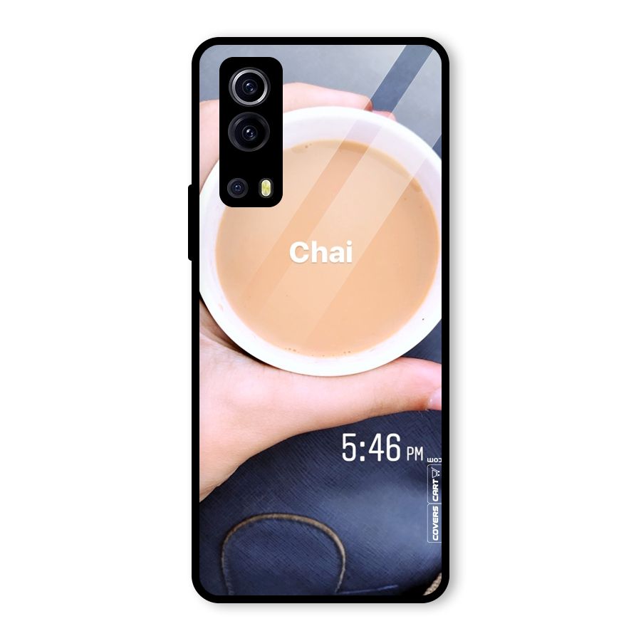 Evening Tea Glass Back Case for Vivo iQOO Z3