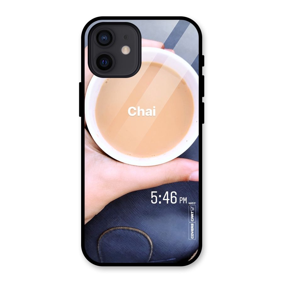 Evening Tea Glass Back Case for iPhone 12