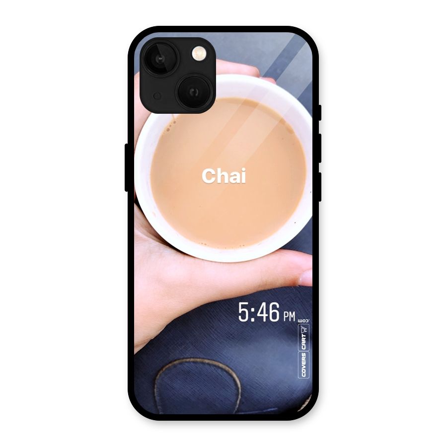 Evening Tea Glass Back Case for iPhone 13