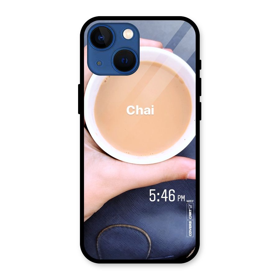 Evening Tea Glass Back Case for iPhone 13 Mini