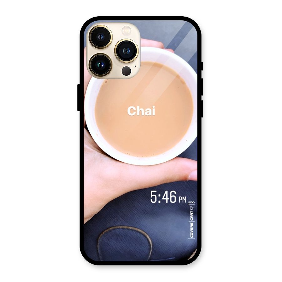 Evening Tea Glass Back Case for iPhone 13 Pro Max