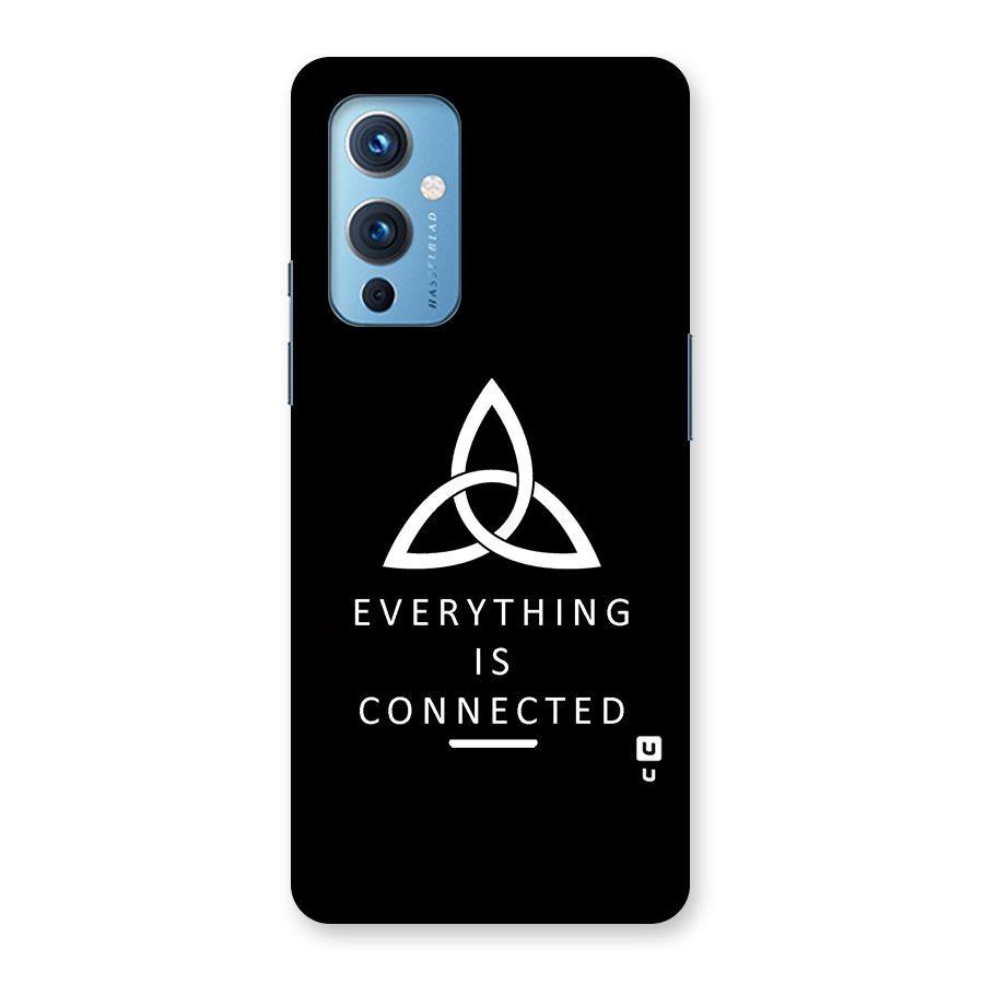 Everything is Connected Typography Back Case for OnePlus 9