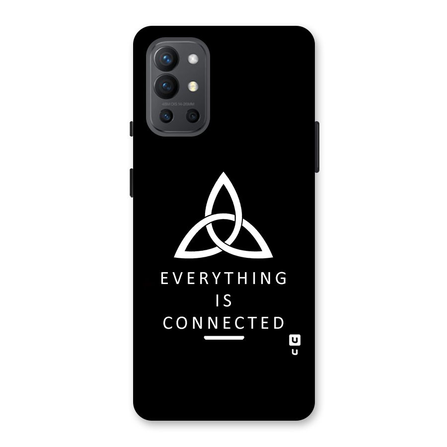 Everything is Connected Typography Back Case for OnePlus 9R