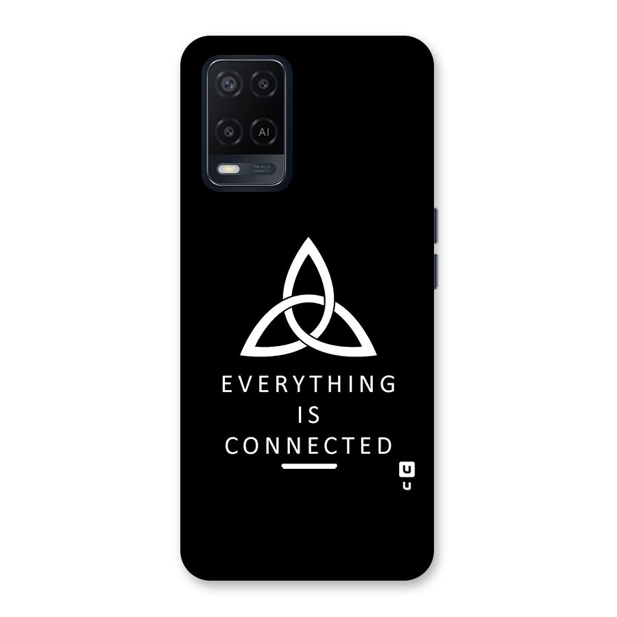 Everything is Connected Typography Back Case for Oppo A54