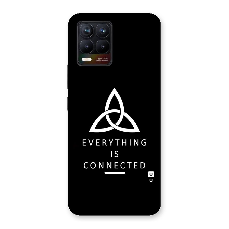 Everything is Connected Typography Back Case for Realme 8