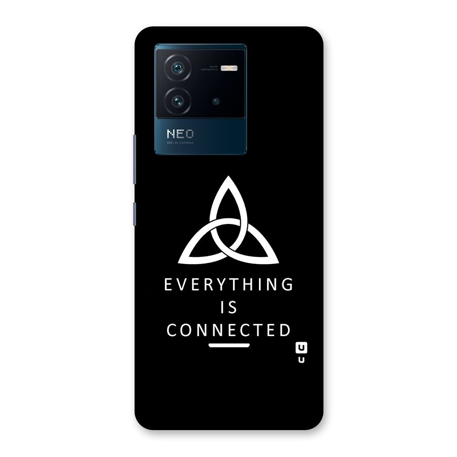 Everything is Connected Typography Back Case for Vivo iQOO Neo 6 5G