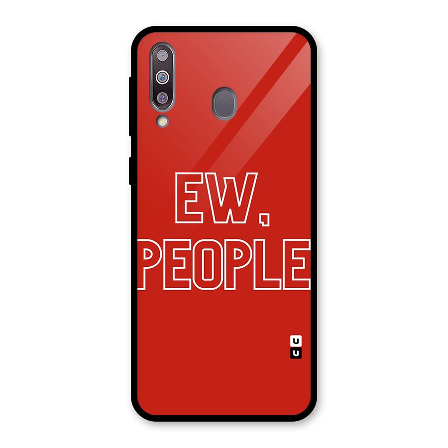 Ew People Glass Back Case for Galaxy M30