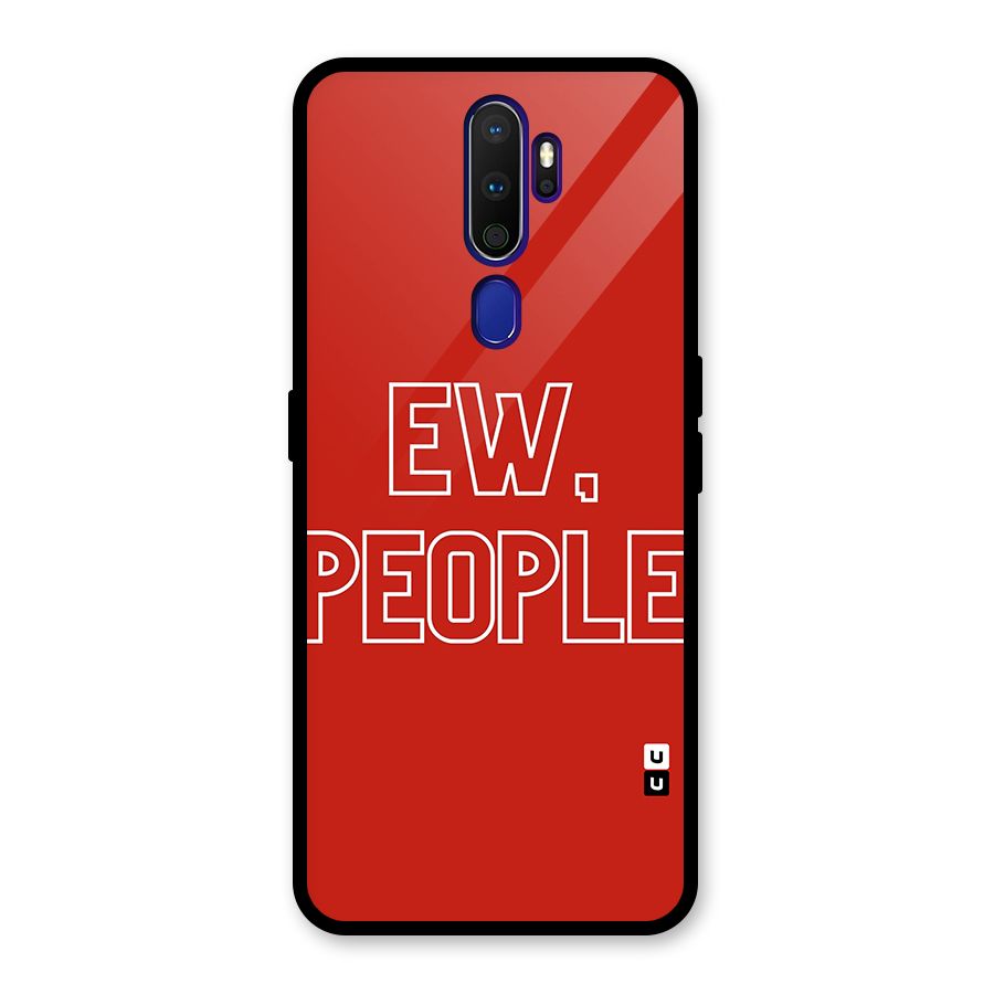 Ew People Glass Back Case for Oppo A9 (2020)