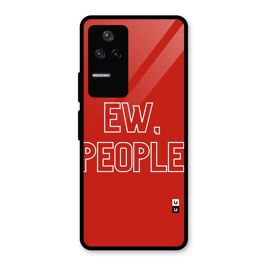 Ew People Glass Back Case for Poco F4 5G