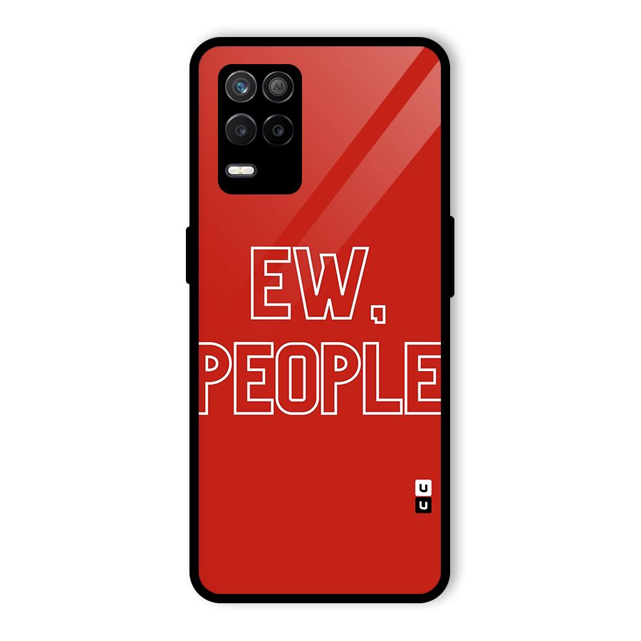 Ew People Glass Back Case for Realme 8 5G
