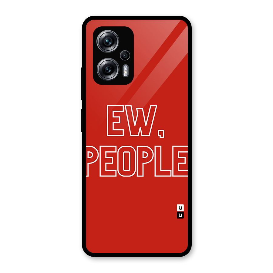Ew People Glass Back Case for Redmi K50i
