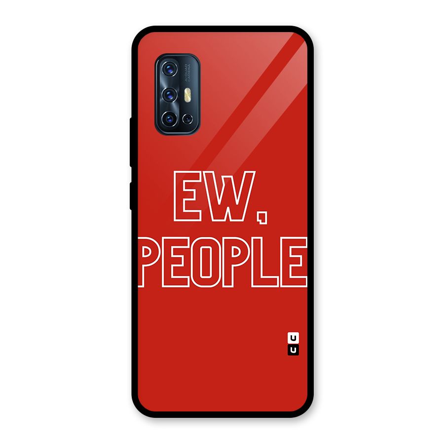 Ew People Glass Back Case for Vivo V17