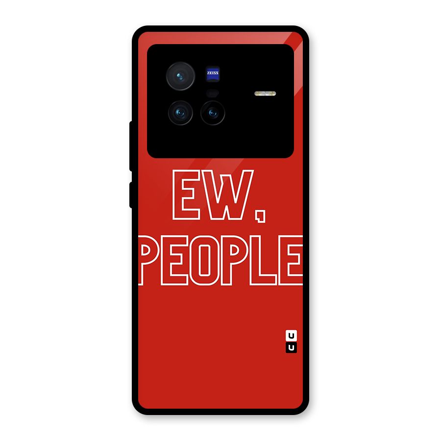 Ew People Glass Back Case for Vivo X80