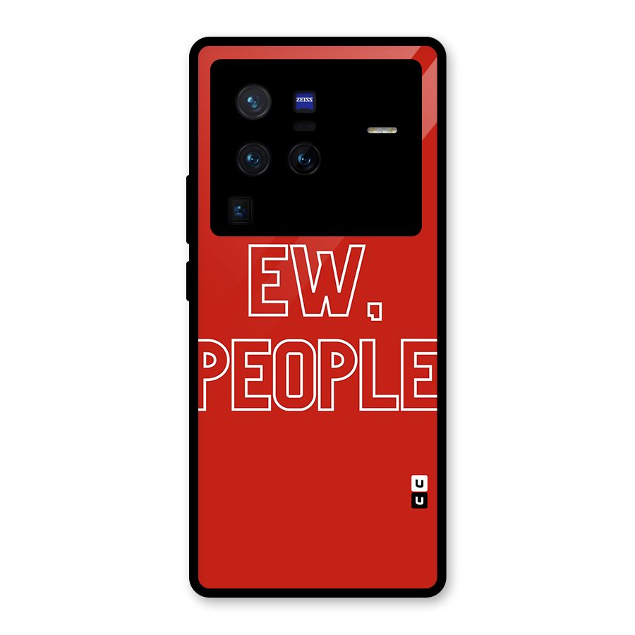 Ew People Glass Back Case for Vivo X80 Pro