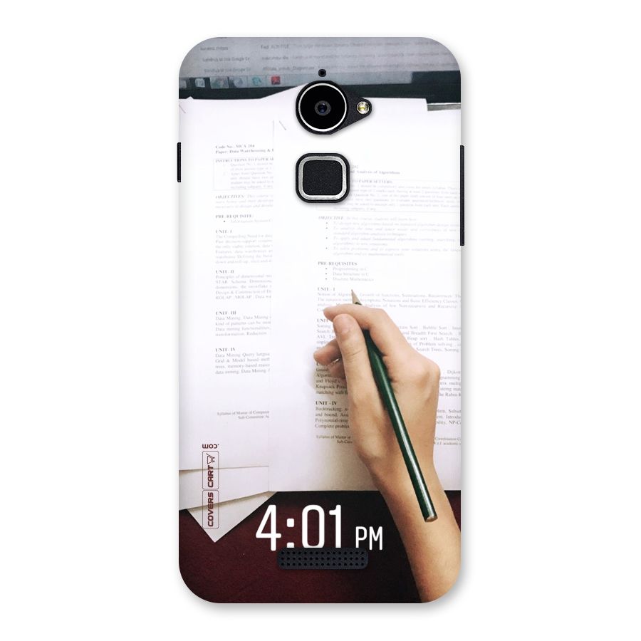 Exam Time Blues Back Case for Coolpad Note 3 Lite