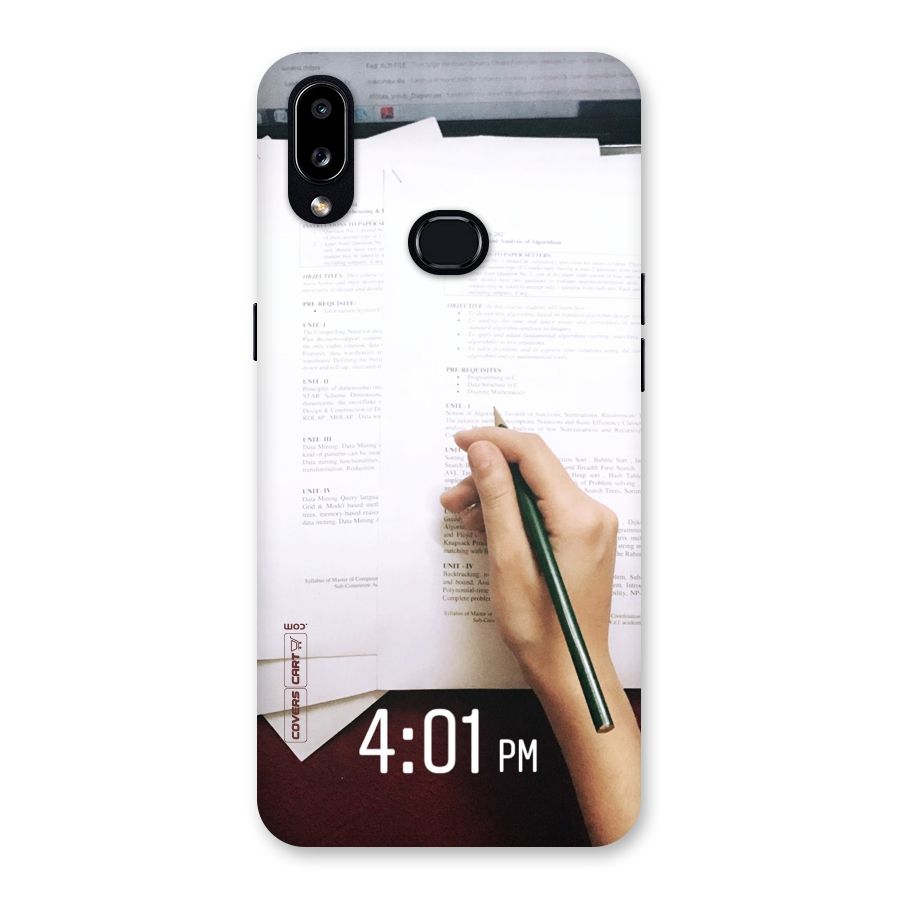 Exam Time Blues Back Case for Galaxy A10s