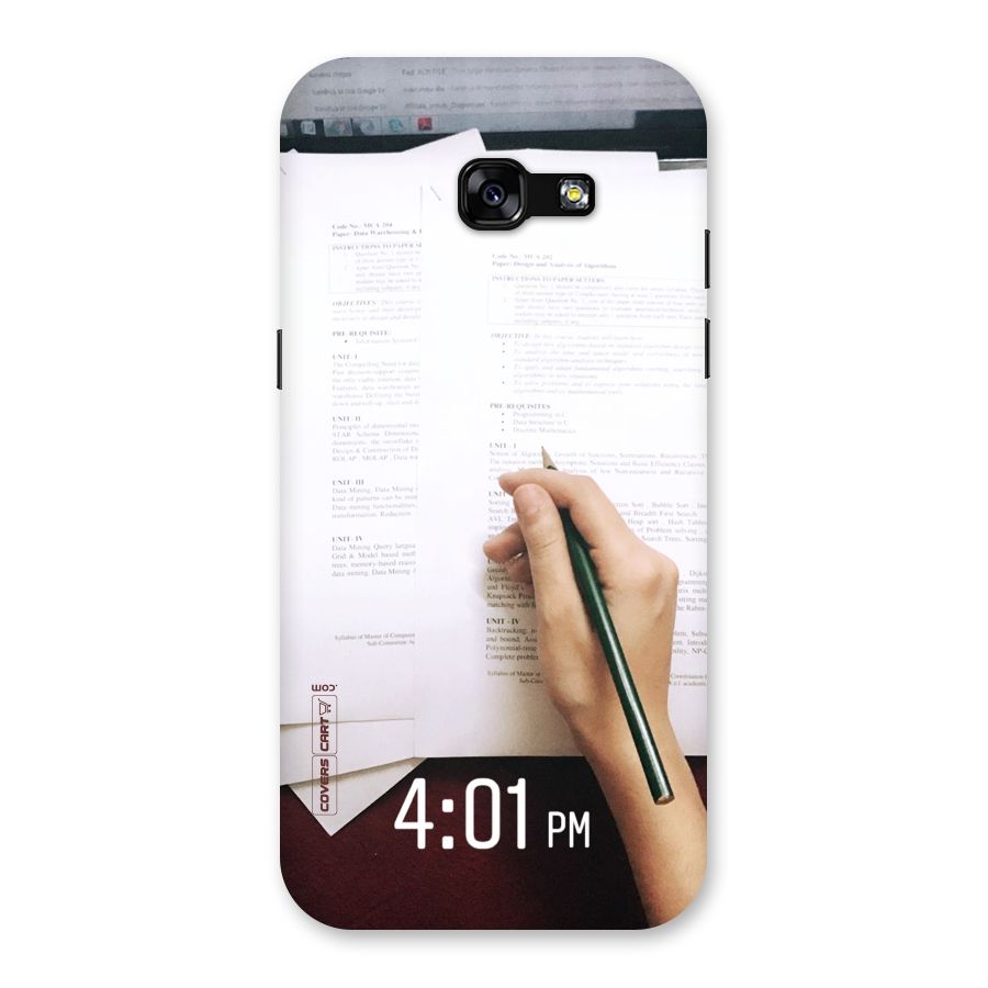Exam Time Blues Back Case for Galaxy A5 2017