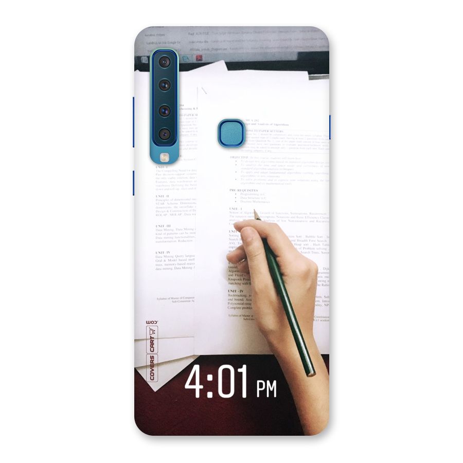 Exam Time Blues Back Case for Galaxy A9 (2018)