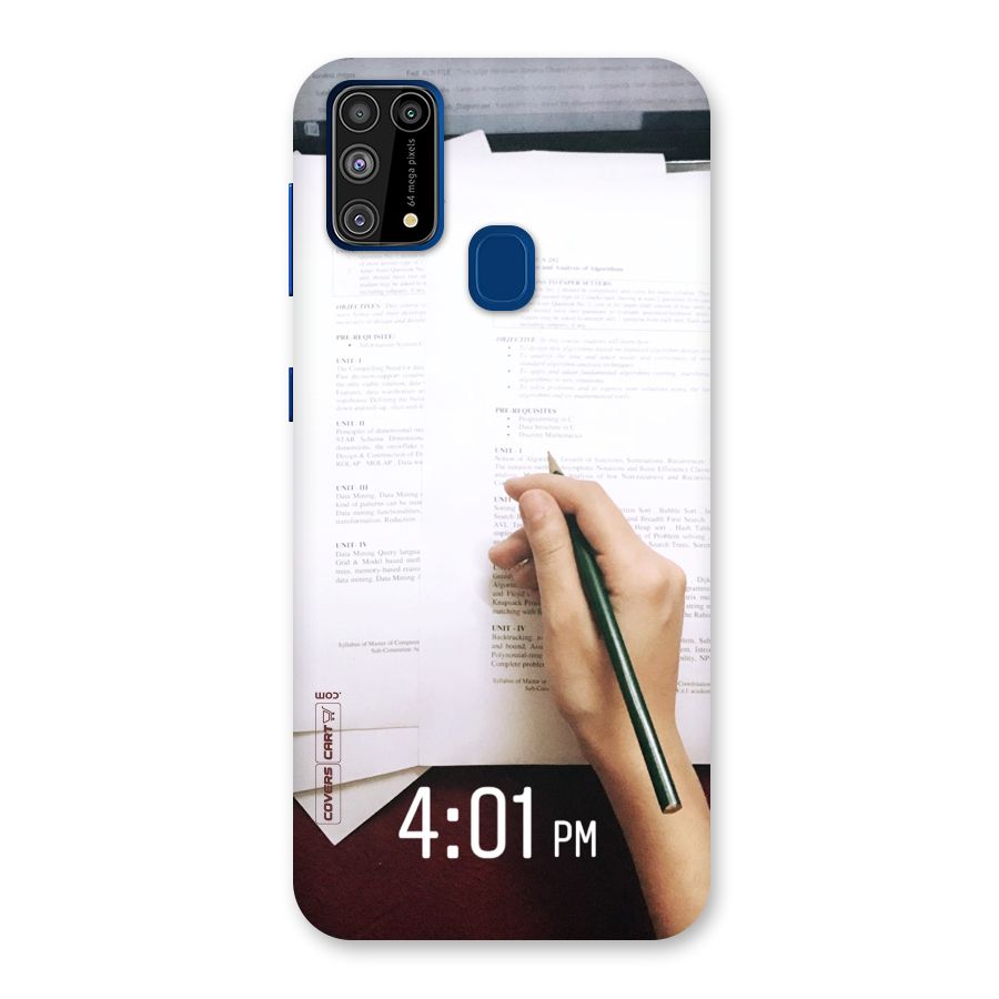 Exam Time Blues Back Case for Galaxy F41