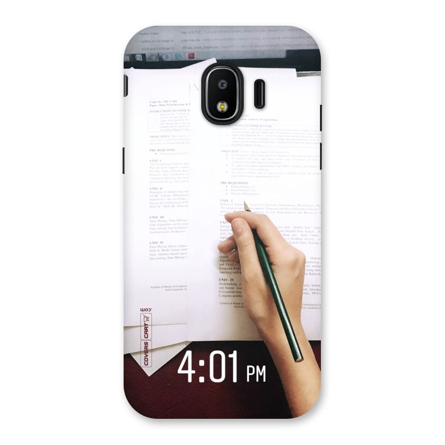 Exam Time Blues Back Case for Galaxy J2 Pro 2018