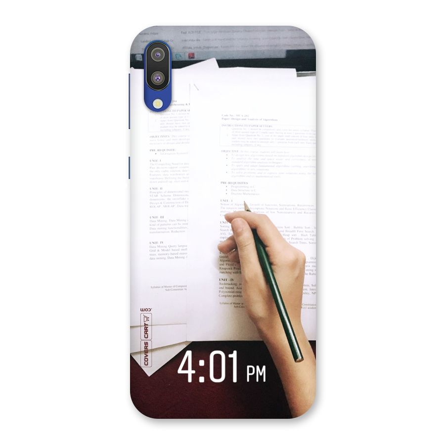 Exam Time Blues Back Case for Galaxy M10