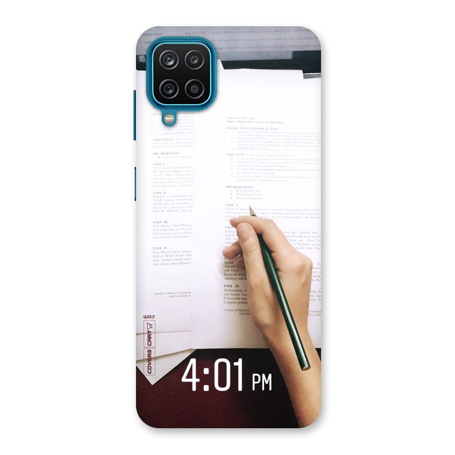 Exam Time Blues Back Case for Galaxy M12