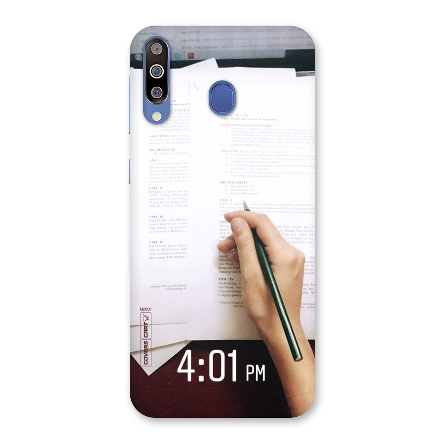 Exam Time Blues Back Case for Galaxy M30