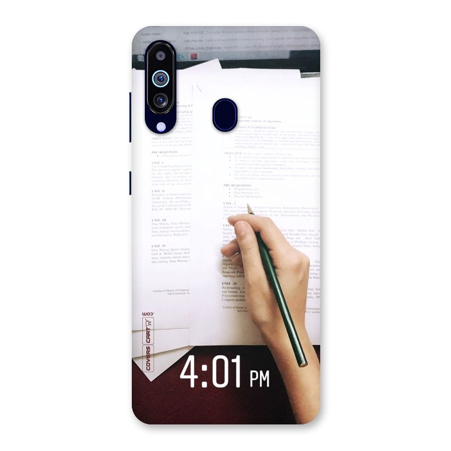 Exam Time Blues Back Case for Galaxy M40