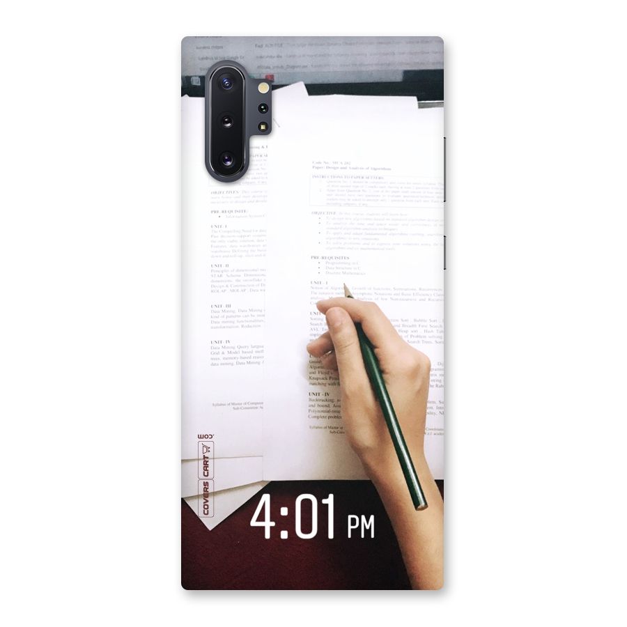 Exam Time Blues Back Case for Galaxy Note 10 Plus