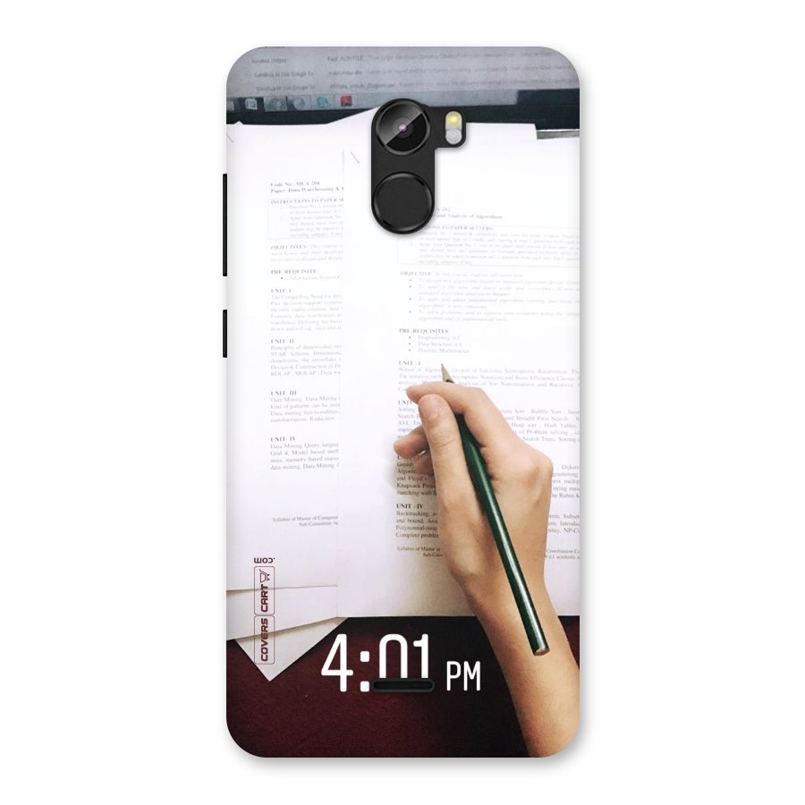 Exam Time Blues Back Case for Gionee X1