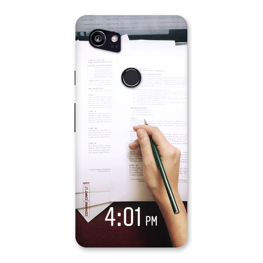 Exam Time Blues Back Case for Google Pixel 2 XL