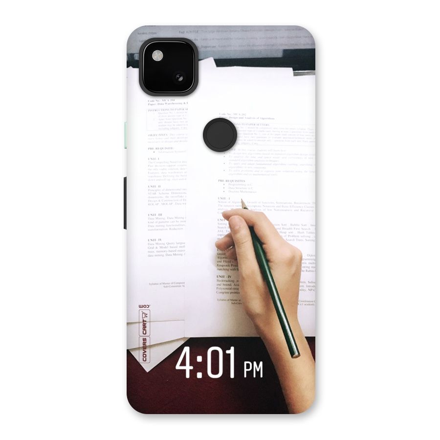 Exam Time Blues Back Case for Google Pixel 4a
