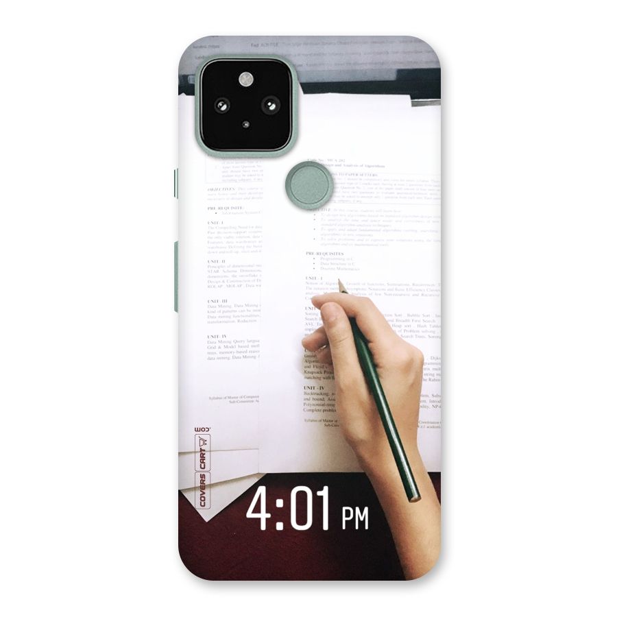 Exam Time Blues Back Case for Google Pixel 5