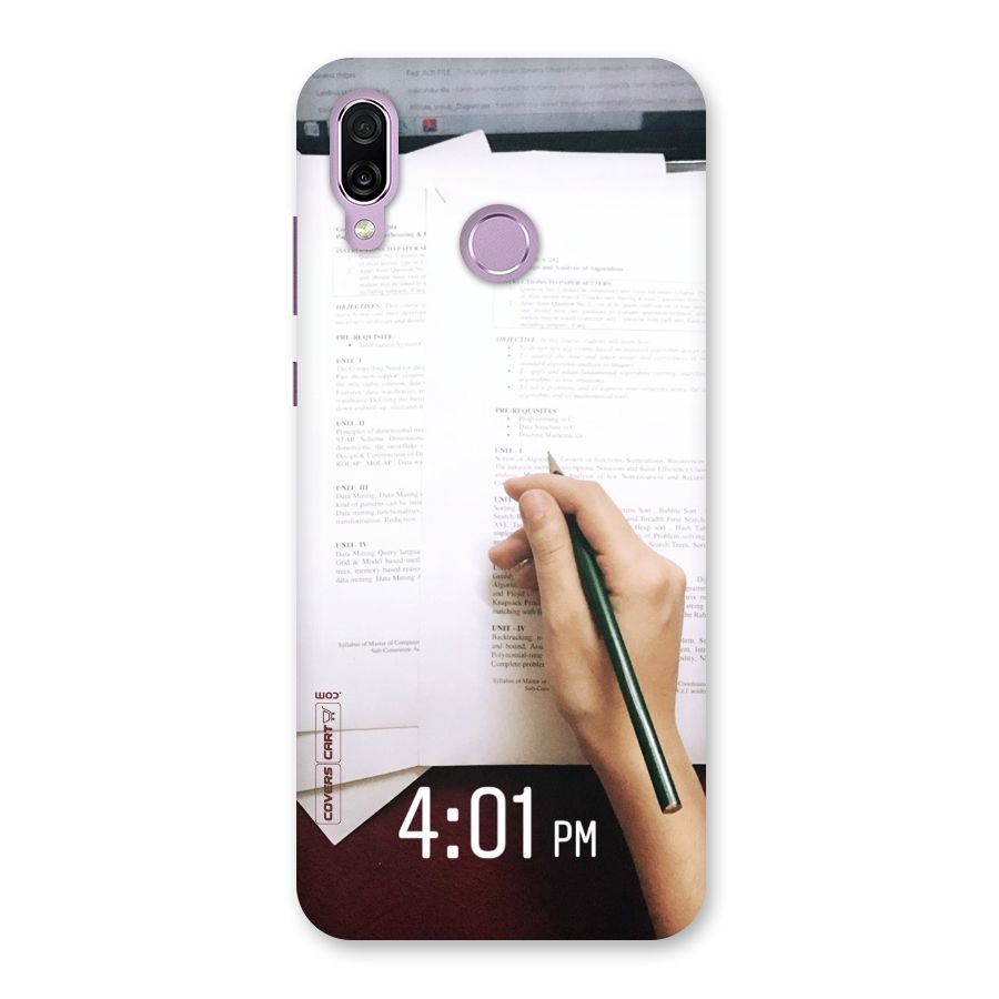 Exam Time Blues Back Case for Honor Play